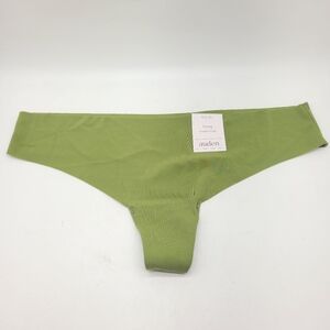 Small (4-6) Olive Green Invisible Edge Thong by Auden